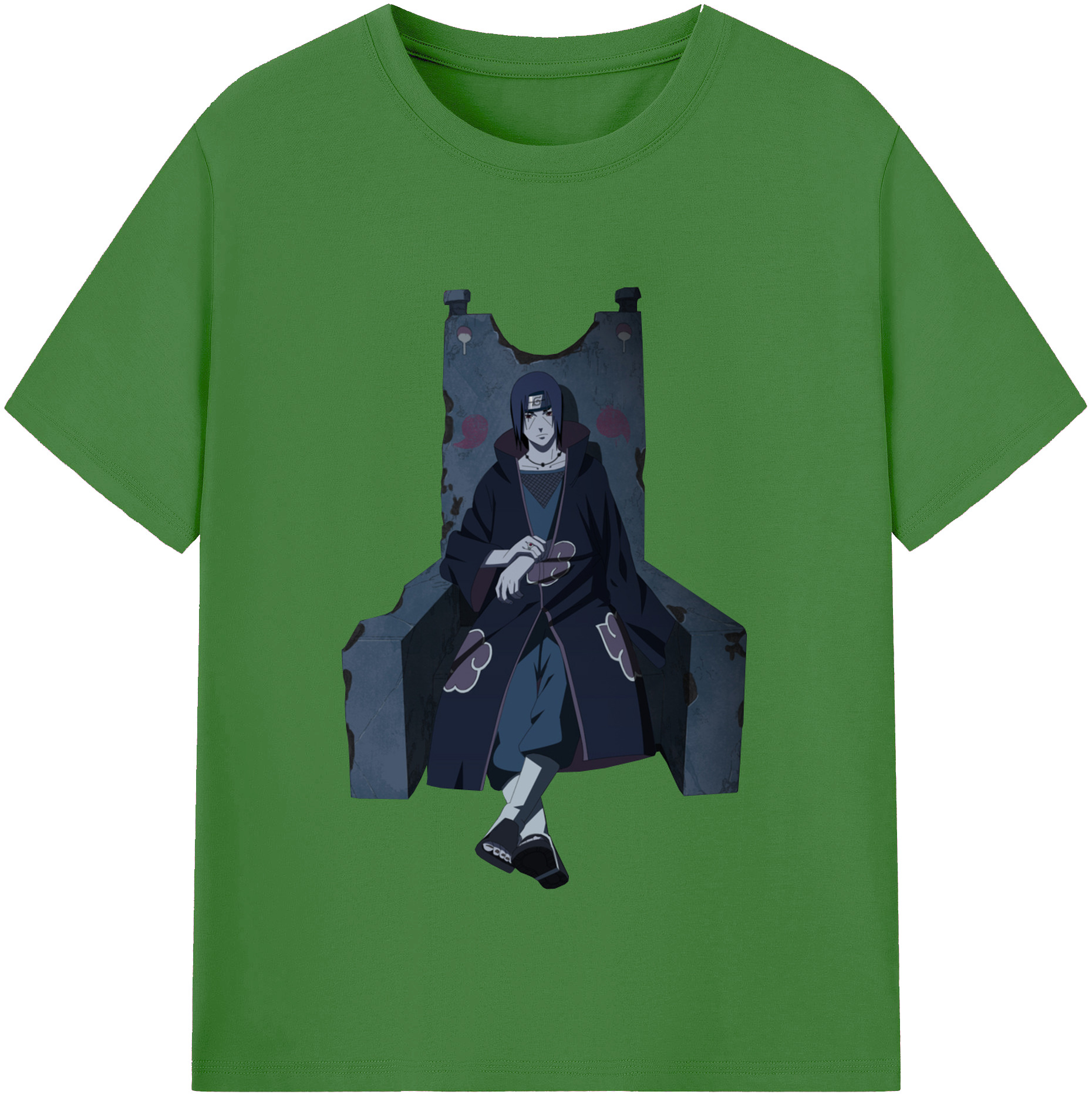 （画像用） NARUTO -ナルト- うちは イタチ Uchiha Itachi レディースカジュアルプリントTシャツ（綿100％）
